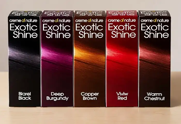 creme of nature exotic shine color shades