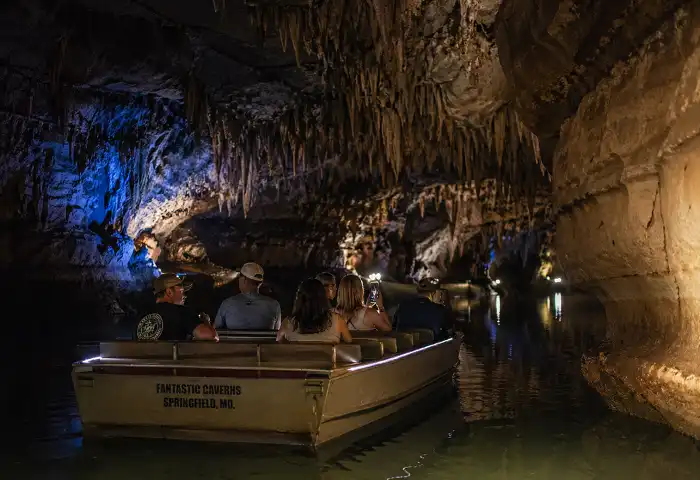 lost canyon cave electric boat tour