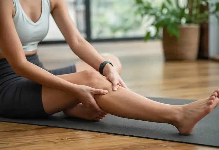muscle relaxation legs resting