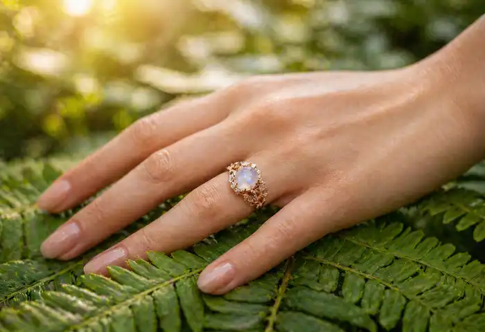 nature inspired engagement rings