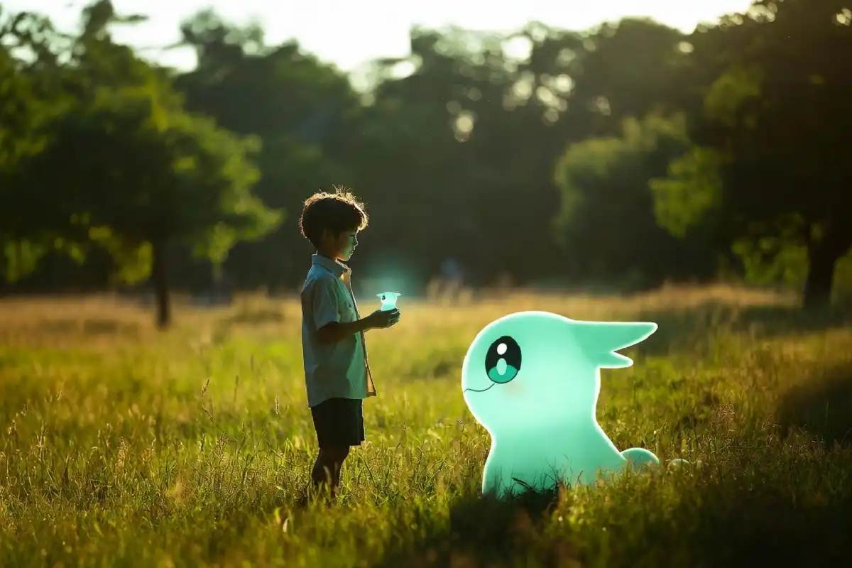 Trainer using a mint to set a Lonely nature Pokemon build