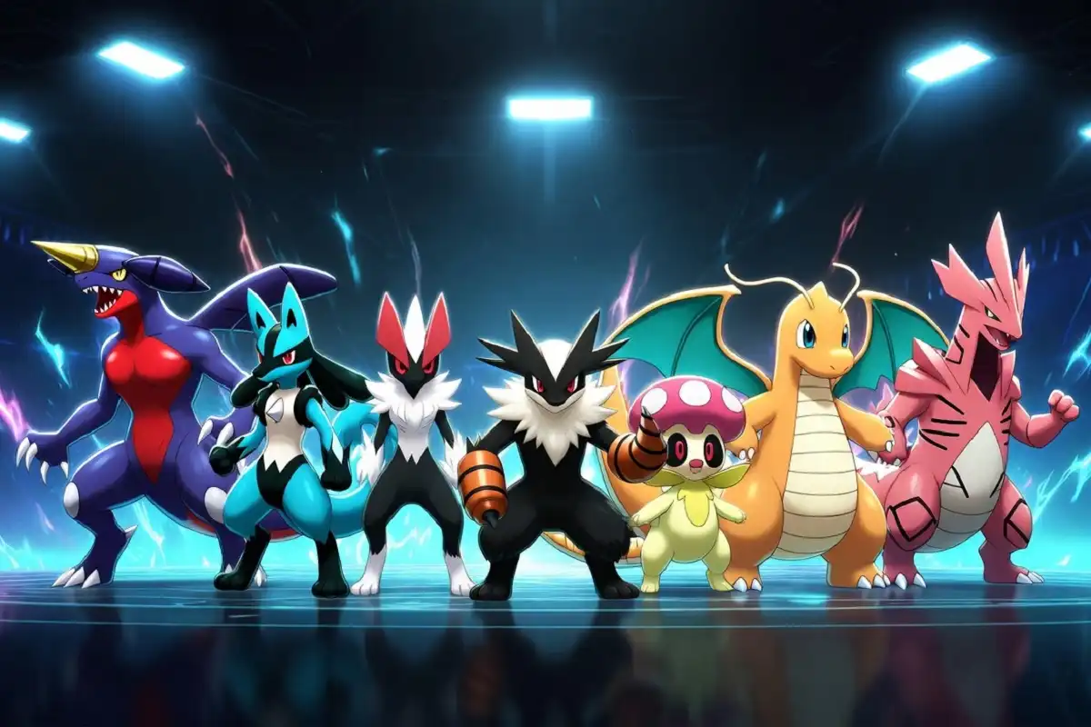 Top jolly nature Pokémon lineup including Garchomp Lucario Weavile and Excadrill