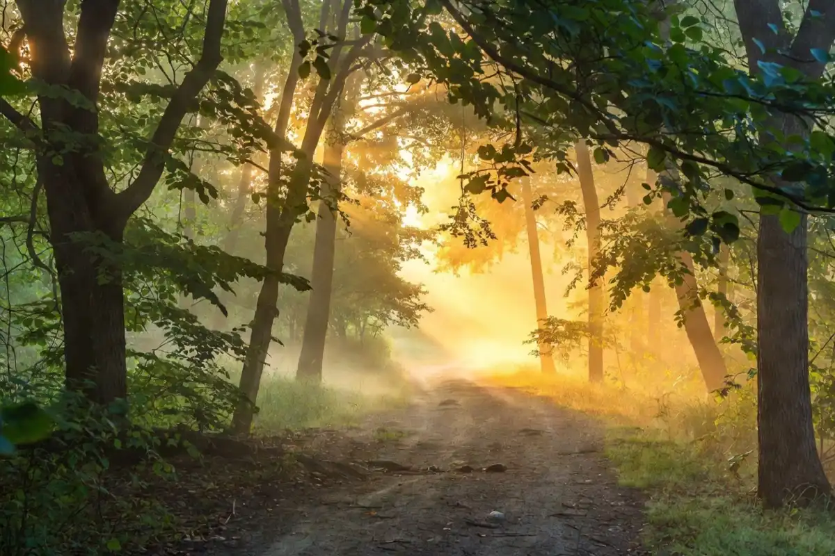 poems about nature forest light