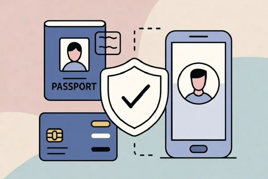 Common UK age verification methods including ID upload, card check, and selfie estimation